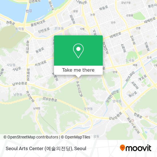 Seoul Arts Center (예술의전당) map