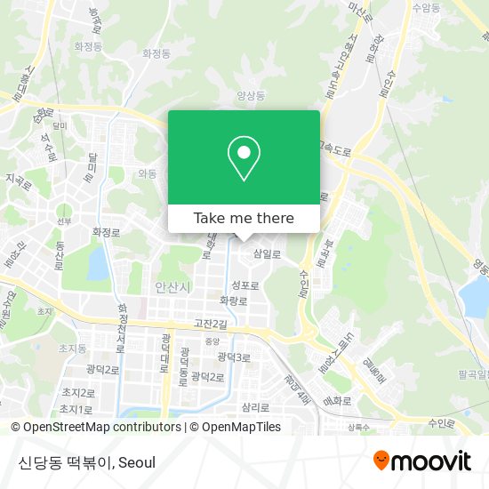 신당동 떡볶이 map