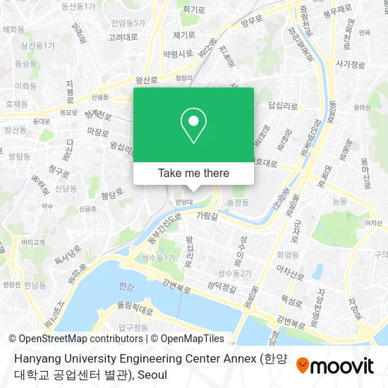 Hanyang University Engineering Center Annex (한양대학교 공업센터 별관) map