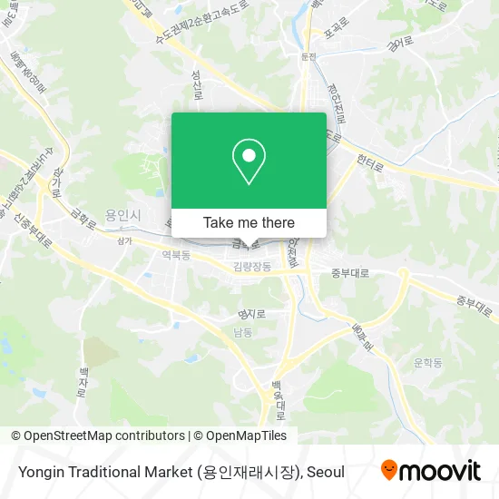 Yongin Traditional Market (용인재래시장) map
