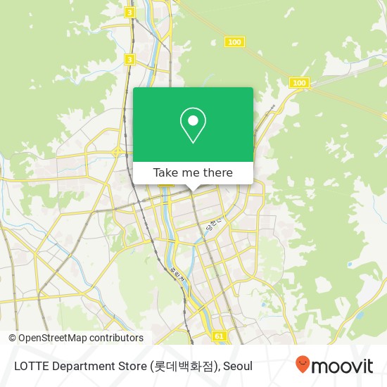 LOTTE Department Store (롯데백화점) map