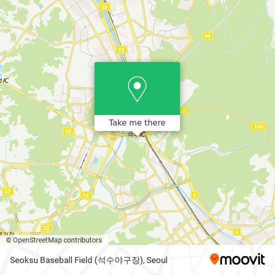 Seoksu Baseball Field (석수야구장) map