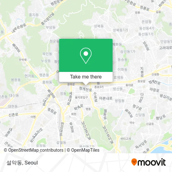 설악동 map