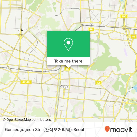 Ganseogogeori Stn. (간석오거리역) map