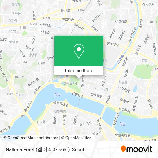 Galleria Foret (갤러리아 포레) map
