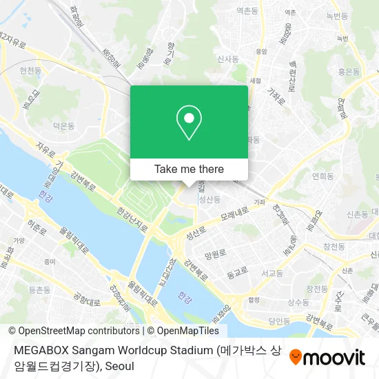 MEGABOX Sangam Worldcup Stadium (메가박스 상암월드컵경기장) map