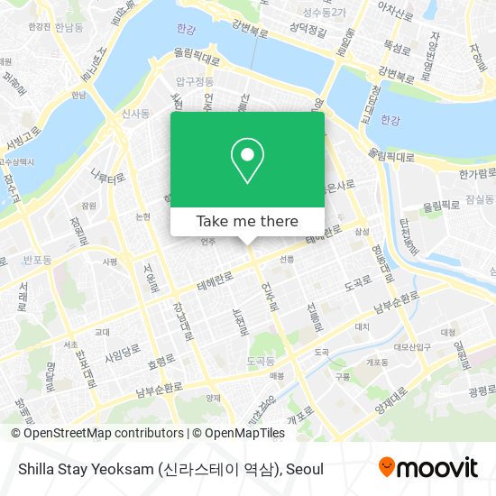 Shilla Stay Yeoksam (신라스테이 역삼) map