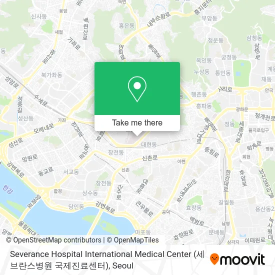 Severance Hospital International Medical Center (세브란스병원 국제진료센터) map