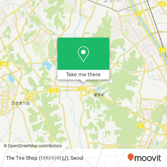 The Tire Shop (더타이어샵) map