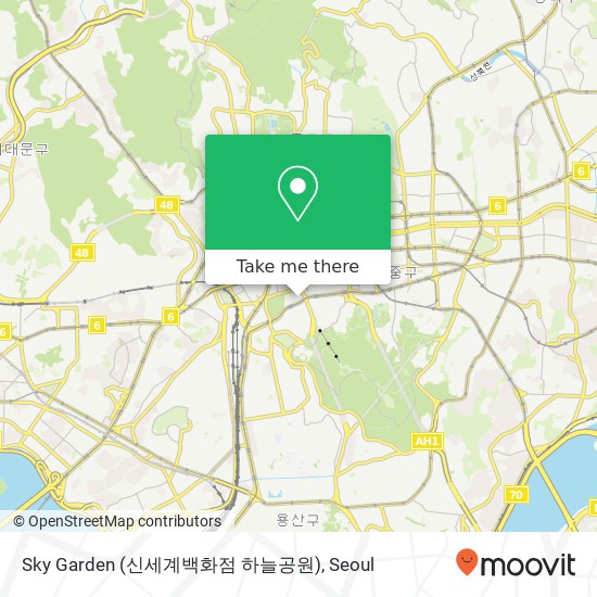 Sky Garden (신세계백화점 하늘공원) map