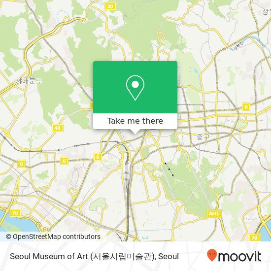 Seoul Museum of Art (서울시립미술관) map