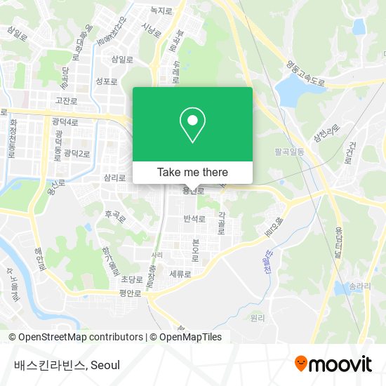 배스킨라빈스 map