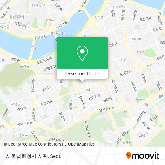 서울법원청사 서관 map