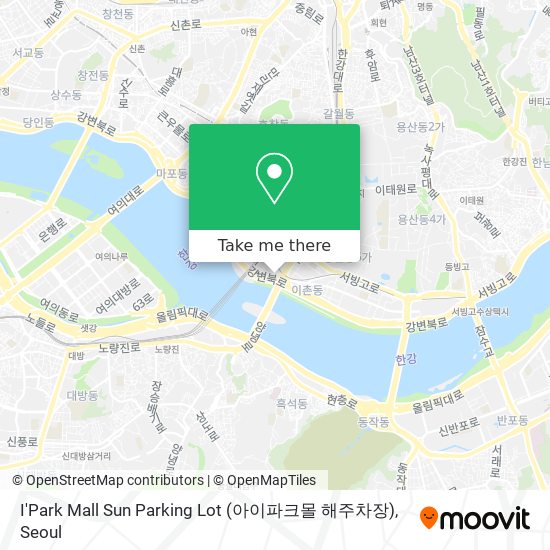 I'Park Mall Sun Parking Lot (아이파크몰 해주차장) map