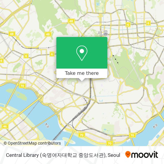 Central Library (숙명여자대학교 중앙도서관) map