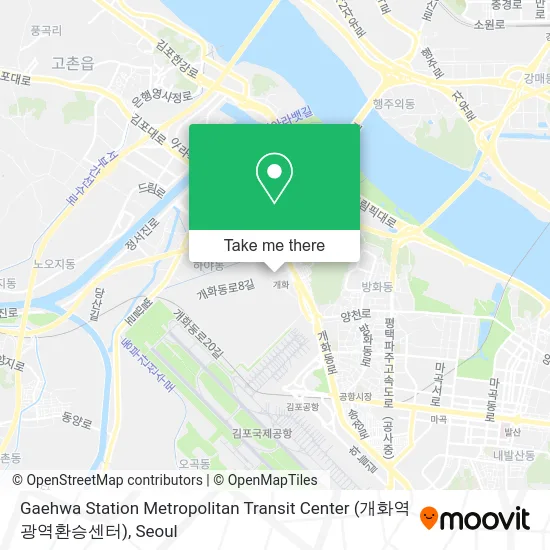 Gaehwa Station Metropolitan Transit Center (개화역 광역환승센터) map