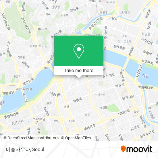 미승사우나 map