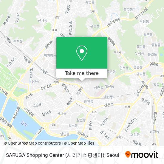 SARUGA Shopping Center (사러가쇼핑센터) map