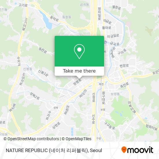 NATURE REPUBLIC (네이처 리퍼블릭) map