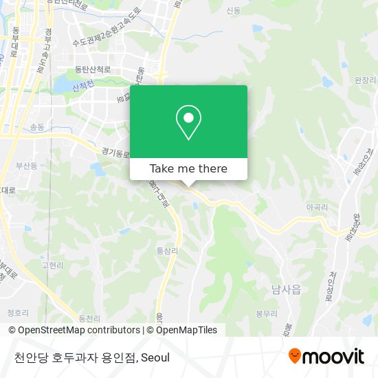 천안당 호두과자 용인점 map