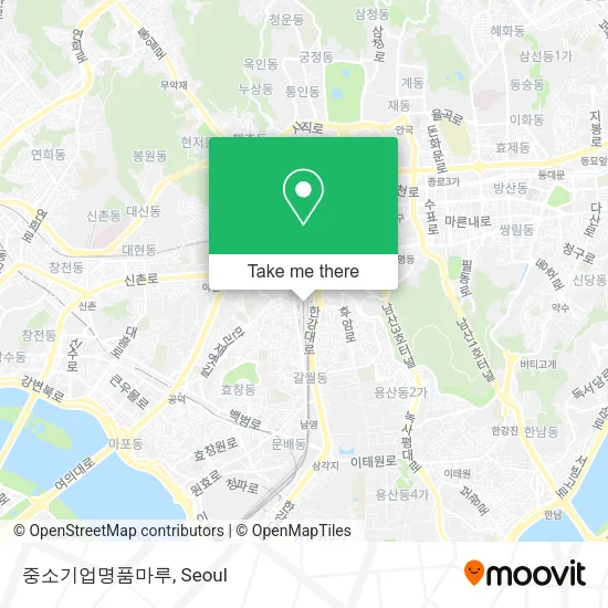 중소기업명품마루 map