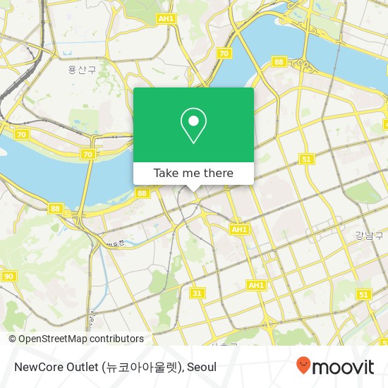 NewCore Outlet (뉴코아아울렛) map