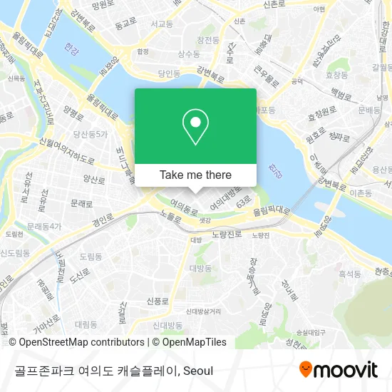 골프존파크 여의도 캐슬플레이 map