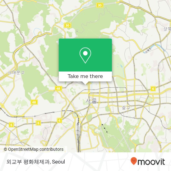 외교부 평화체제과 map