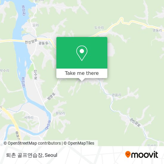 퇴촌 골프연습장 map