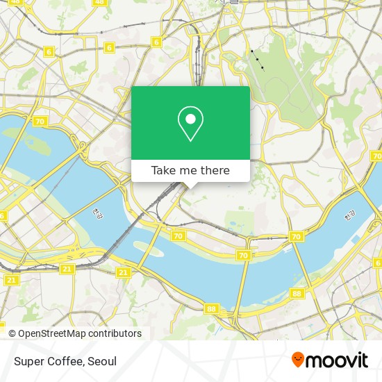 Super Coffee map