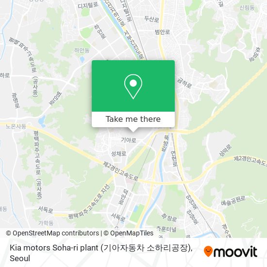 Kia motors Soha-ri plant (기아자동차 소하리공장) map