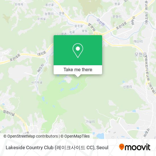 Lakeside Country Club (레이크사이드 CC) map