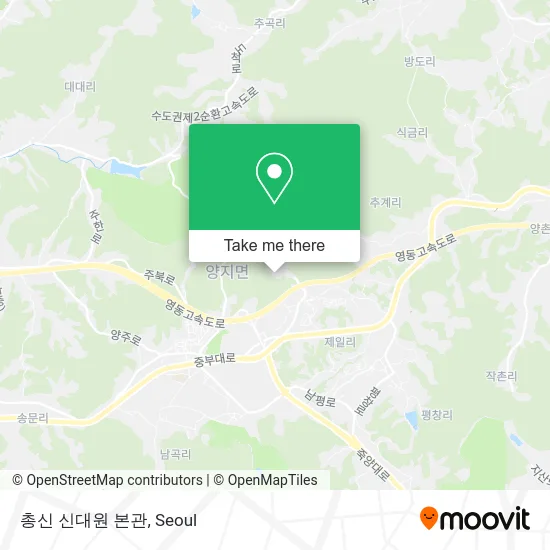 총신 신대원 본관 map