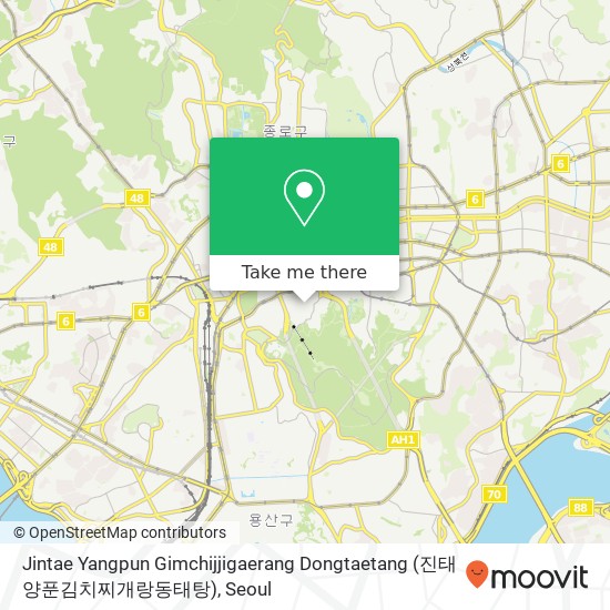 Jintae Yangpun Gimchijjigaerang Dongtaetang (진태양푼김치찌개랑동태탕) map