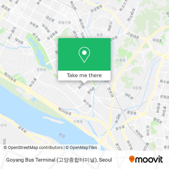 Goyang Bus Terminal (고양종합터미널) map