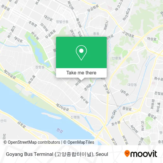 Goyang Bus Terminal (고양종합터미널) map