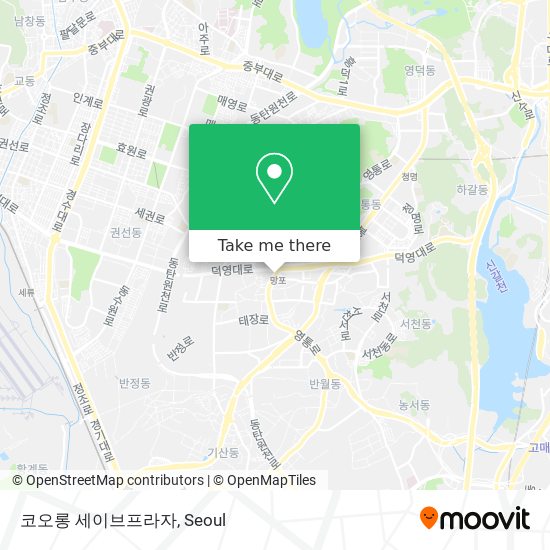 코오롱 세이브프라자 map