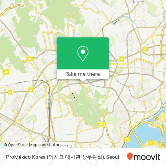 ProMéxico Korea (멕시코 대사관 상무관실) map