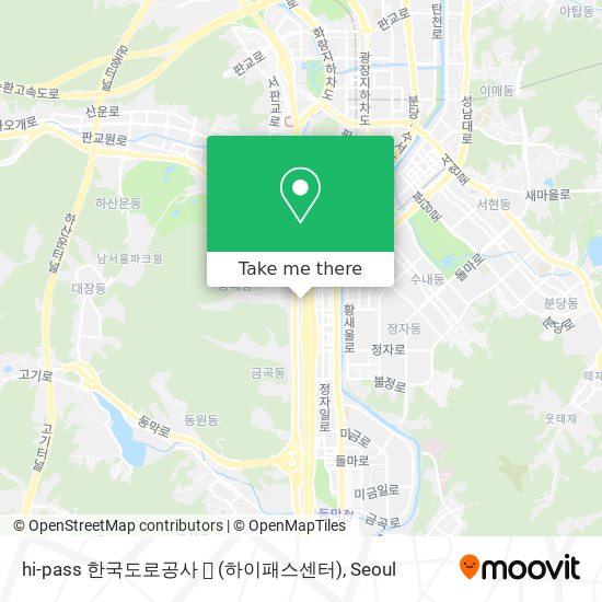 hi-pass 한국도로공사  (하이패스센터) map