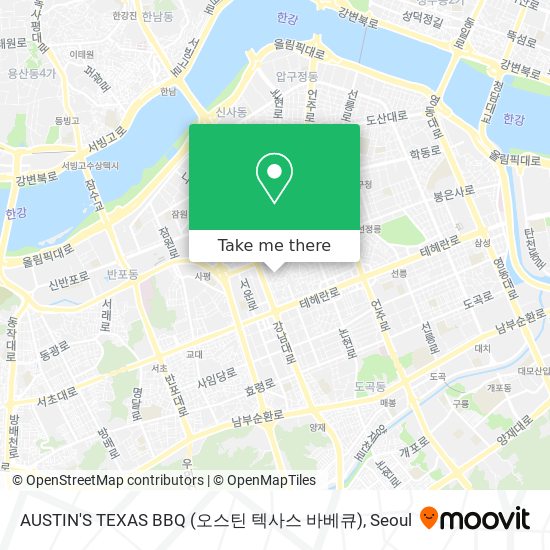 AUSTIN'S TEXAS BBQ (오스틴 텍사스 바베큐) map