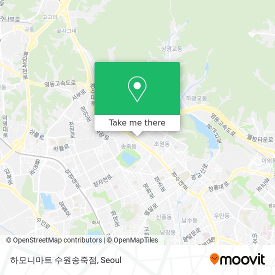 하모니마트 수원송죽점 map