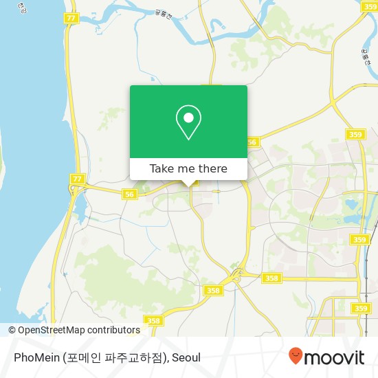 PhoMein (포메인 파주교하점) map