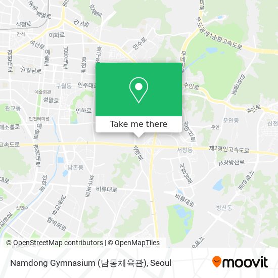 Namdong Gymnasium (남동체육관) map