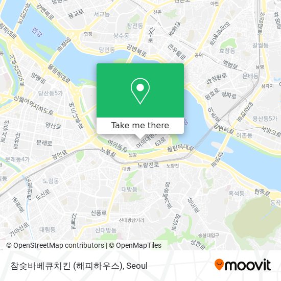 참숯바베큐치킨 (해피하우스) map