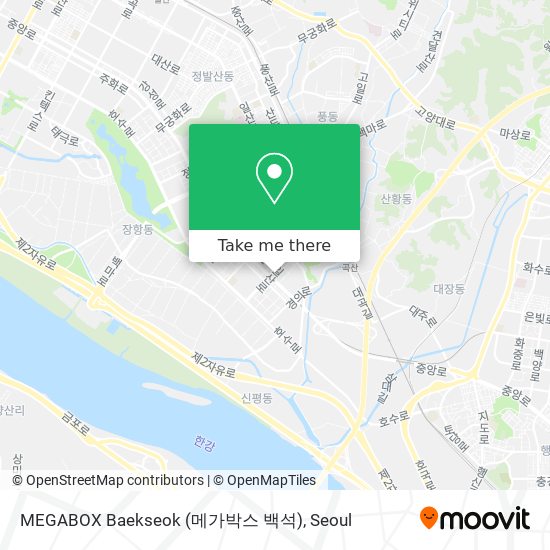 MEGABOX Baekseok (메가박스 백석) map