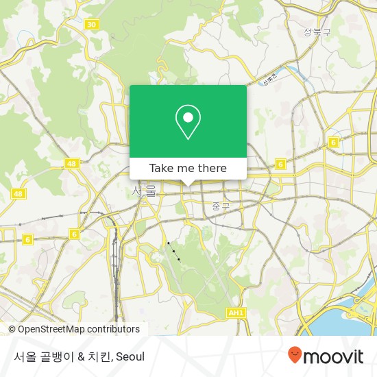 서올 골뱅이 & 치킨 map