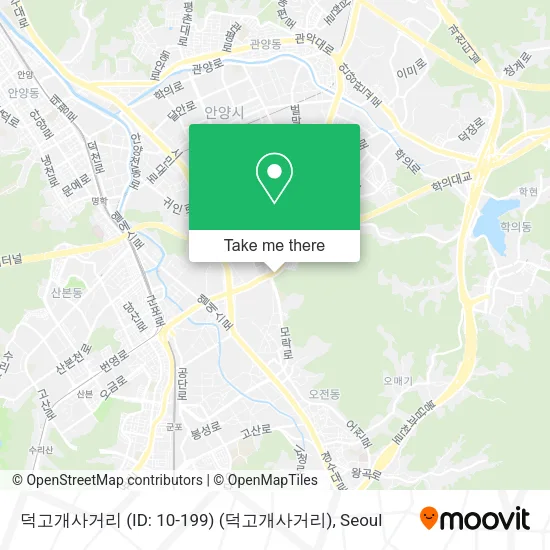 덕고개사거리 (ID: 10-199) (덕고개사거리) map