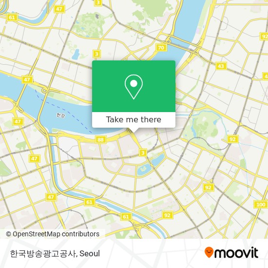 한국방송광고공사 map