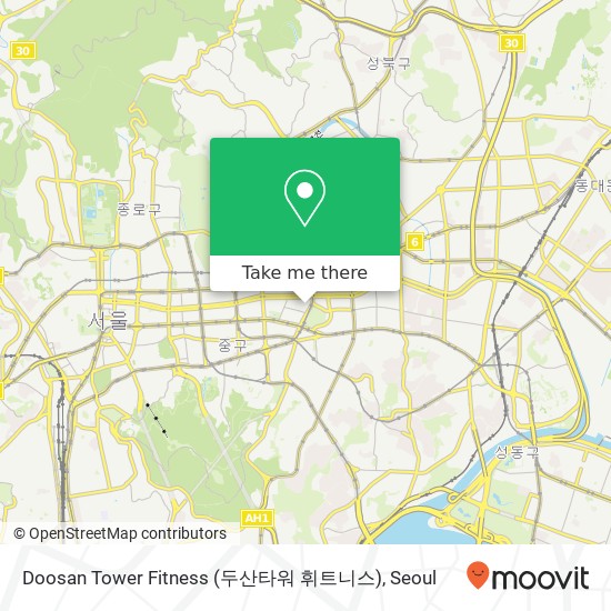 Doosan Tower Fitness (두산타워 휘트니스) map