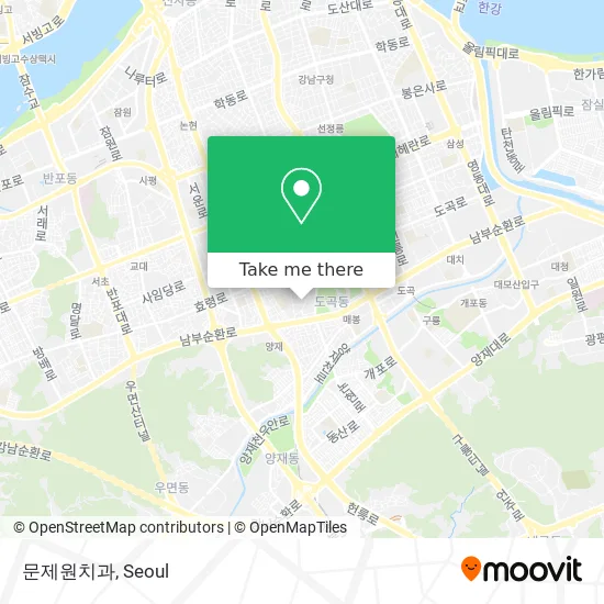 문제원치과 map